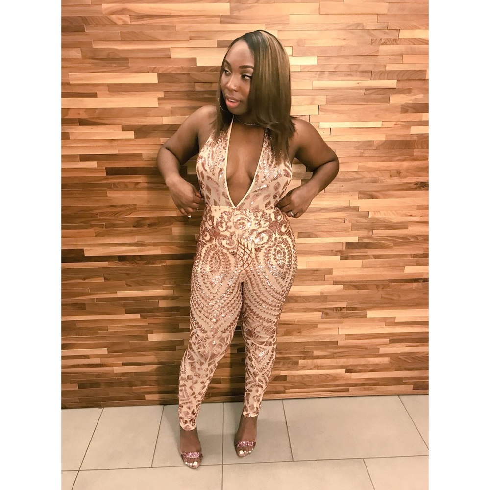 Gold Jumpsuit